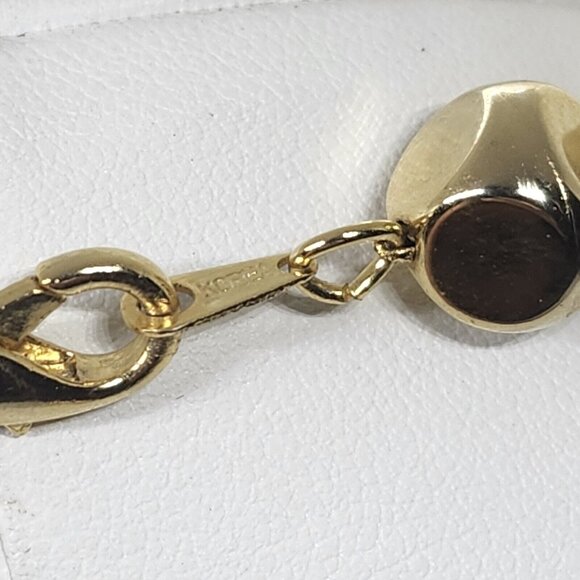 Vintage Gold Tone Graduated Bead Necklace Korea - Picture 7 of 7